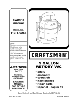 Craftsman 113.179255 Owner's manual