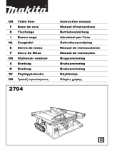 Makita 2704 Owner's manual