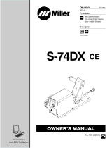 Miller Electric S-74DX Owner's manual