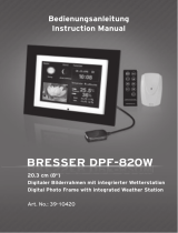 Bresser DPF-820W Owner's manual