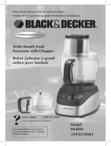 Black and Decker Appliances FP2510SKT User manual