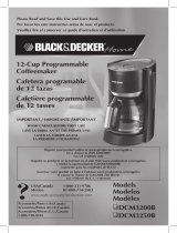 Black and Decker DCM3250B User manual