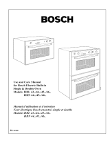 Bosch HBL 45 Series Owner's manual