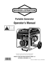 Briggs & Stratton PORTAbLE GENERATOR Owner's manual