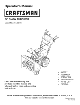 Craftsman 247.88173 series Owner's manual