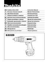 Makita 6222D Owner's manual