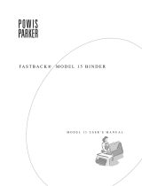 Powis Parker FASTBACK 15 User manual