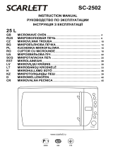 Scarlett SC-2502 User manual