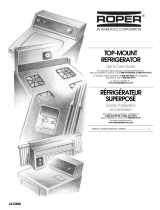 Roper TOP-MOUNT REFRIGERATOR User guide