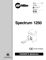 Miller Spectrum 1250 Owner's manual