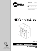 Miller Electric GPS-1500A Owner's manual