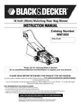 Black & Decker MM1800 Owner's manual