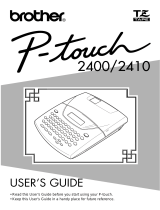 Brother 2400 User manual
