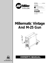 Miller Millermatic Vintage M-25 Gun Owner's manual