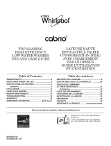 Whirlpool WTW8500BR0 Owner's manual