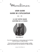 Moulinex 12-CUP COFFEE MAKER User guide