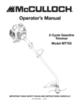 McCulloch MT705 User manual