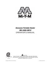 Mi-T-M Corporation Kerosene Portable Heaters User manual