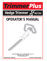 TrimmerPlus INSTRUCTION MANUAL User manual