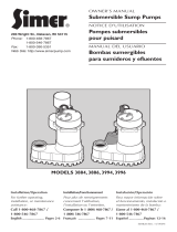 Simer 3886 User manual