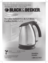 Black & Decker JKC651KT User manual