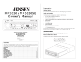 Audiovox MP5620SE Owner's manual