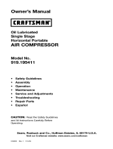 Craftsman 919195411 Owner's manual