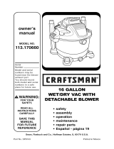 Craftsman 113.170660 Owner's manual