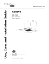 Zephyr ZGE-E36AS Installation guide