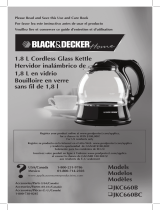 Black & Decker JKC660BC User manual