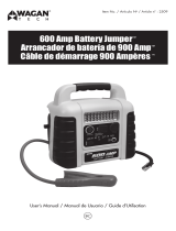 Wagan 900 Amp Battery Jumper User manual