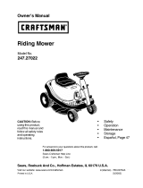 Craftsman 247.27022 User manual