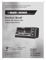 Black and Decker Appliances Perfect Broil CTO4501S User manual