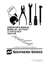 Electrolux Southern States SO17542LT Owner's manual