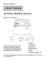 Craftsman VJH2012PF Owner's manual