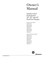 Monogram ZDP36N4D Owner's manual