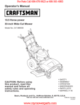 Craftsman 247.889330 User manual