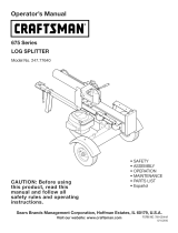 Craftsman 675 Series 247.77640 Owner's manual