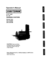 Craftsman 351215080 Owner's manual