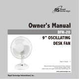 Royal Sovereign DFN-20 Owner's manual