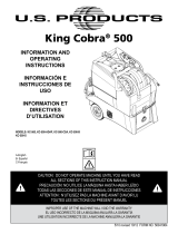 U.S. Products King Cobra 500 Operating instructions
