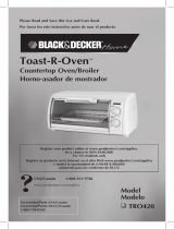 Black & Decker Toast-R-Oven TRO420 User manual