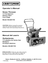 Craftsman 536.881750 Owner's manual