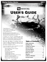 Maytag SAV-1 User guide