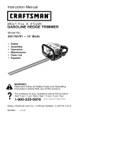 Craftsman 358.795781 Owner's manual