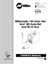 Miller MATIC 140 AUTO-SET AND M-10 GUN Owner's manual