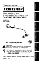 Craftsman WEEDWACKER 358.794251 Owner's manual