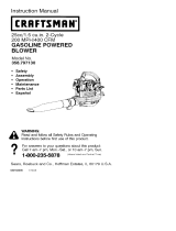 Craftsman 358797130 Owner's manual
