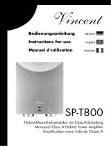 VINCENT SP-T800 Owner's manual