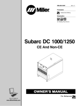 Miller SUBARC DC 1000/1250 CE Owner's manual
